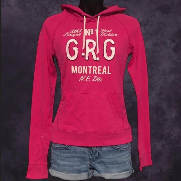 Garage Tops - 00s Garage Pink Fitted Hoodie